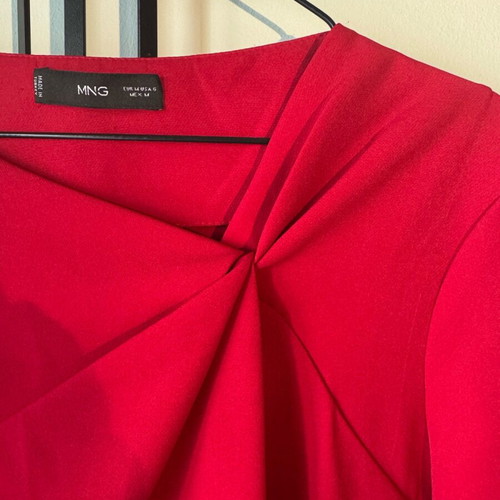 Mango dress red like new, size M