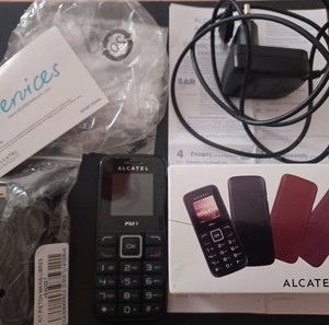Alcatel 1010D με κουτί,φορτιστή και ακουστικα.Τιμη 2ευρω