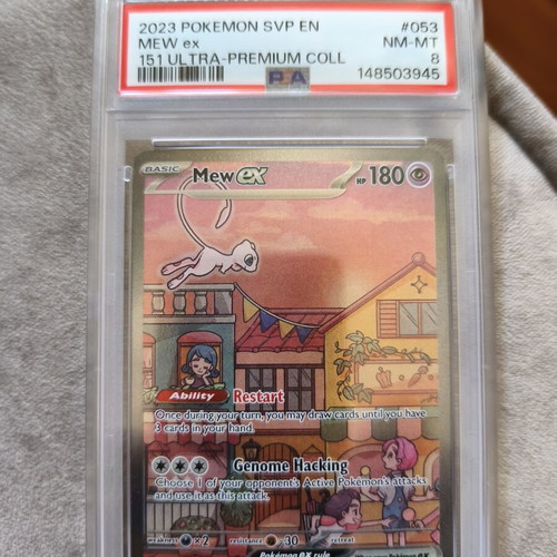 Mew ex PSA 8 Pokemon card