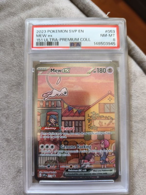 Mew ex PSA 8 Pokemon card