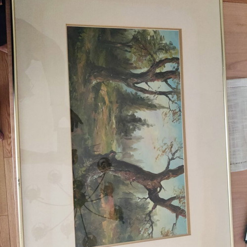 Oil paintings by Tasos like new, framed set or single