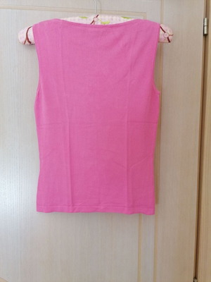 Mango sleeveless top pink, new, size S/M