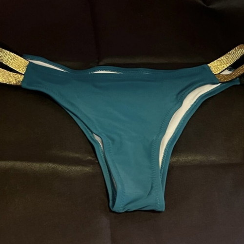 Bikini emerald/gold new, size Large