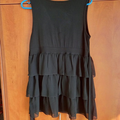 Intimissimi sleeveless blouse used, black, size L