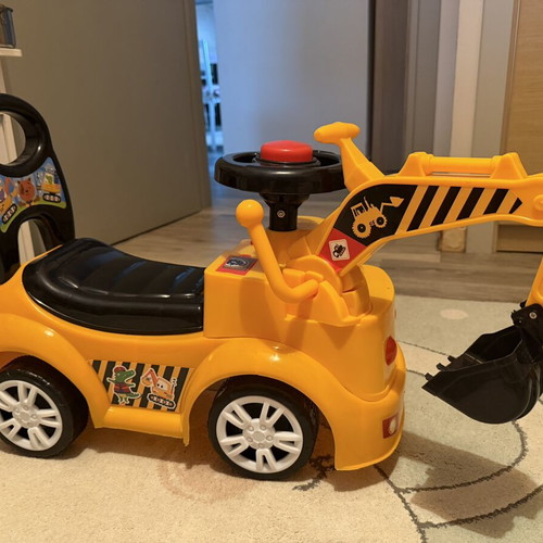 Bulldozer Karotina Baby ride-on toy with sound and light like new