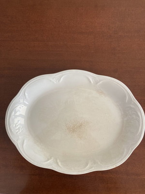 Johnson Brothers Royal Ironstone Ware οβάλ δίσκος σερβιρίσματος, 1930s