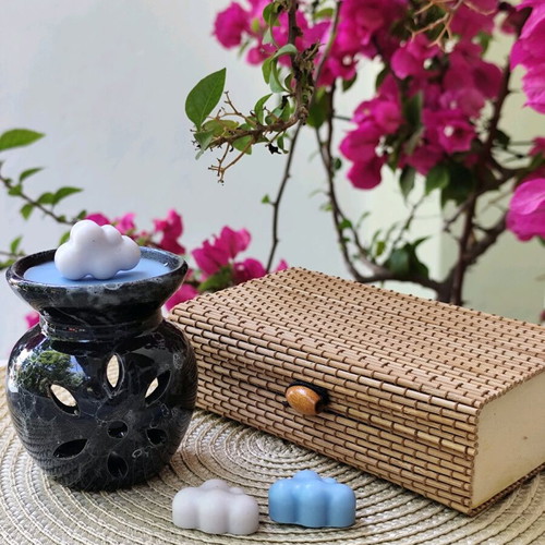 Wax melts pack of 10 cloud-shaped handmade soy wax