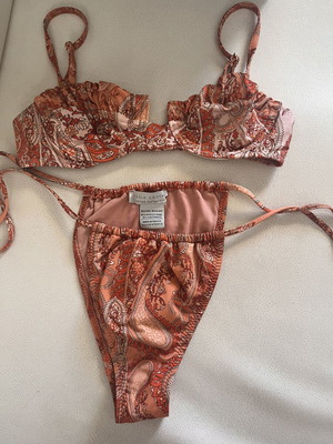 Vassia Kostara limited edition γυναικείο μαγιό σαν καινούργιο, κόκκινο και πορτοκαλί