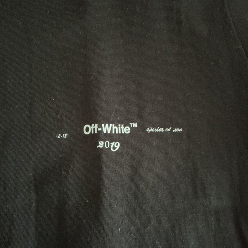 Off T-shirt short sleeve black size L like new