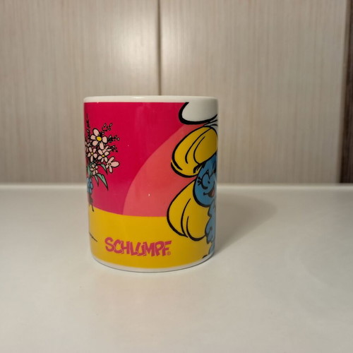 Smurfs Mini Mug collectible, vintage, new from p:os Germany