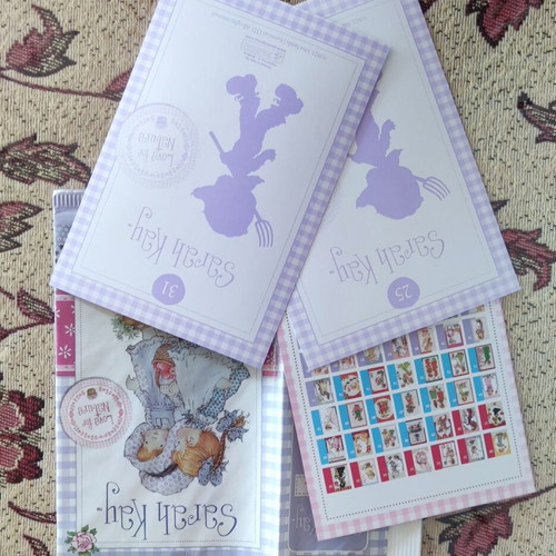Sarah Key cards like new, set of 2 with packaging and catalog
