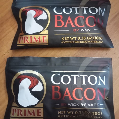 Cotton Bacon Prime 2x10g vaping cotton new