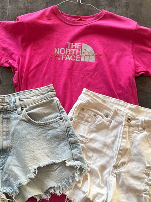 The North Face women's pink T-shirt, size S