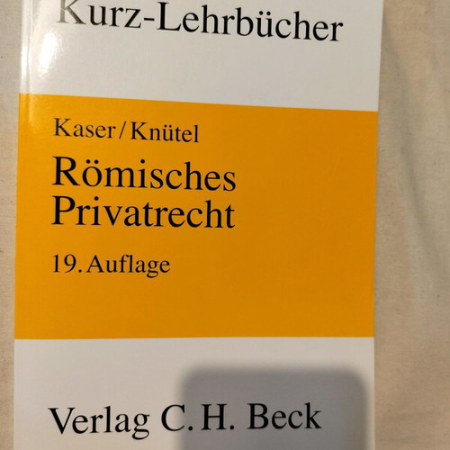 Römisches Privatrecht Beck 2008 like new, excellent