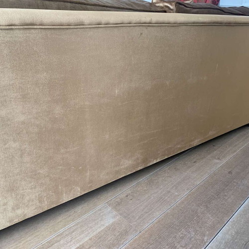 Sofas like new, set of 2 with wooden legs and removable cushions