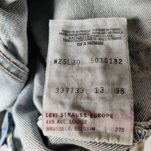Levi's 501 jeans καινούργιο, μέγεθος W25 L30, μπλε ξεβαμμένο