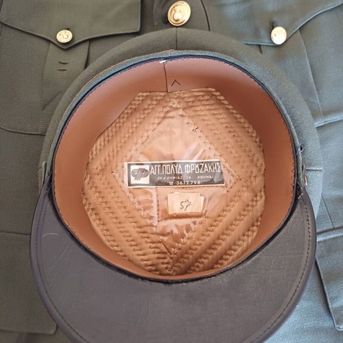 Brigadier General Uniform Jacket and Cap like new, Greek Army