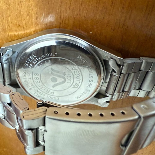 Jaga Quartz wristwatch used, stainless steel, 30M water resistant