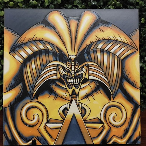 Exodia Yu-Gi-Oh Hueforge 3D printed embossed portrait new