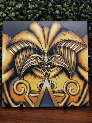 Exodia Yu-Gi-Oh Hueforge 3D printed embossed portrait new