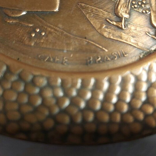 Copper engraving plates solid African 10cm like new