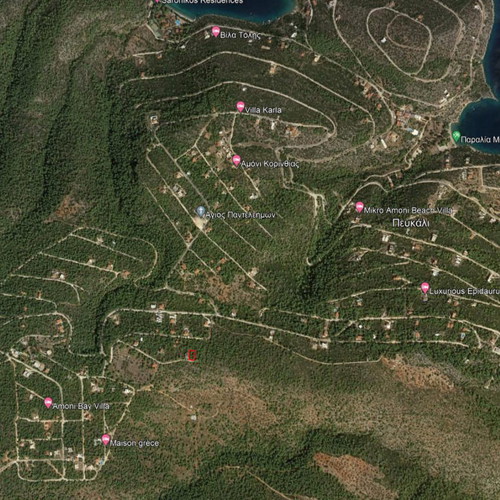 Land 1,000 m² in Sofiko Corinthia, buildable and within city plan
