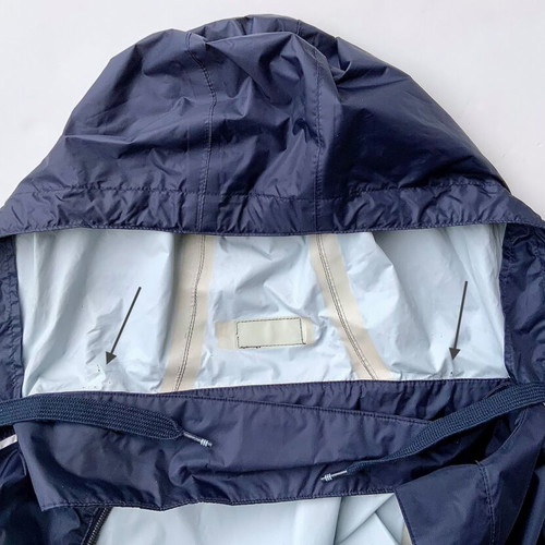 Adidas windbreaker rain jacket blue used size M/L