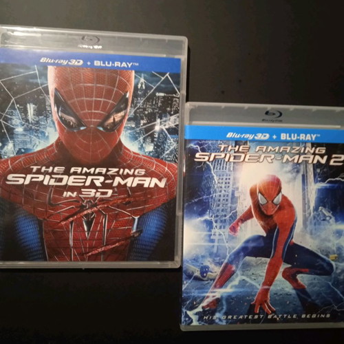 The Amazing Spider-man 1+2 Blu-ray 3D new with Greek subtitles