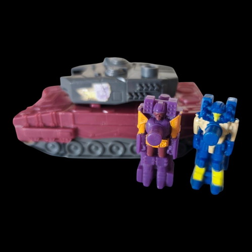 Transformers G1 Quake 1988 Decepticon Targetmaster figure used
