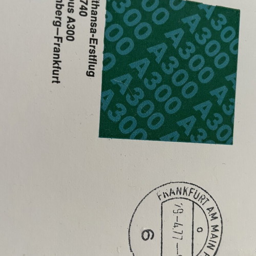 Lufthansa Collectible First Flight Envelopes Airbus A300 set, like new