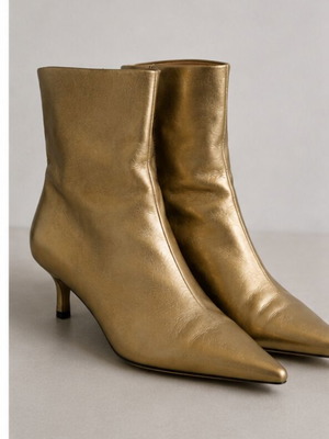 Zara leather ankle boots size 37 used