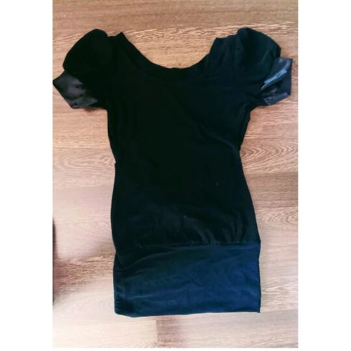 Backless dress with bow, mini, black, like new Rare London