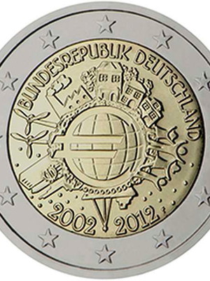 Germany 2 Euro 2012 UNC commemorative coin