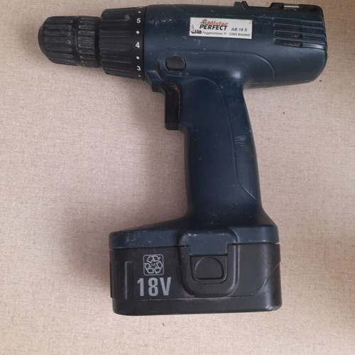 Mister Perfect cordless drill 18V, 8 speeds, like new