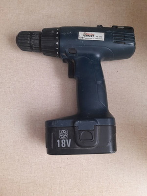 Mister Perfect cordless drill 18V, 8 speeds, like new