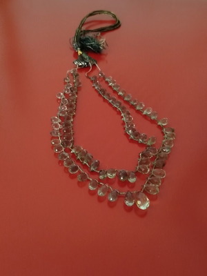 Rani Haar traditional Indian necklace used with smoky quartz beads