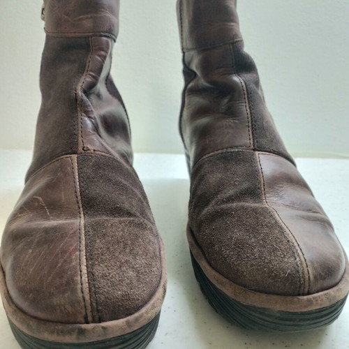Fly London ankle boots used, size 39, burgundy