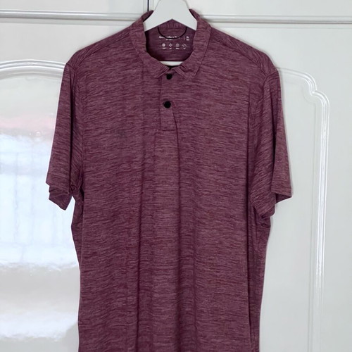 Abercrombie & Fitch men's polo XL like new, red