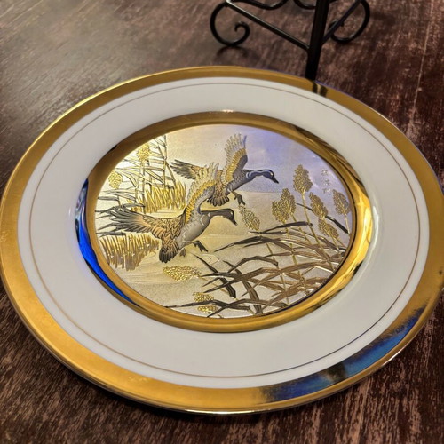 Decorative porcelain wall plate Japan like new