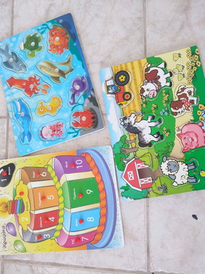 Baby puzzles used, set of 3 from Jumpo