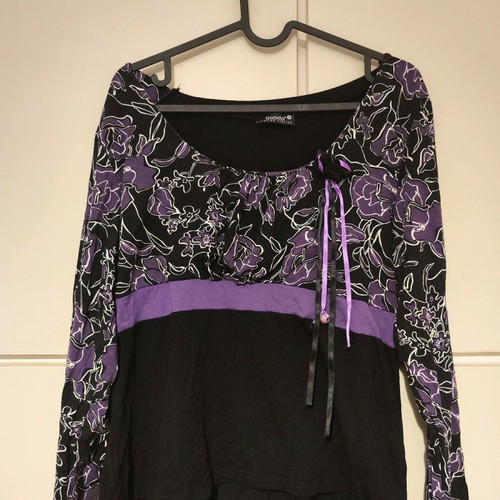 Batida long-sleeve blouse used, purple