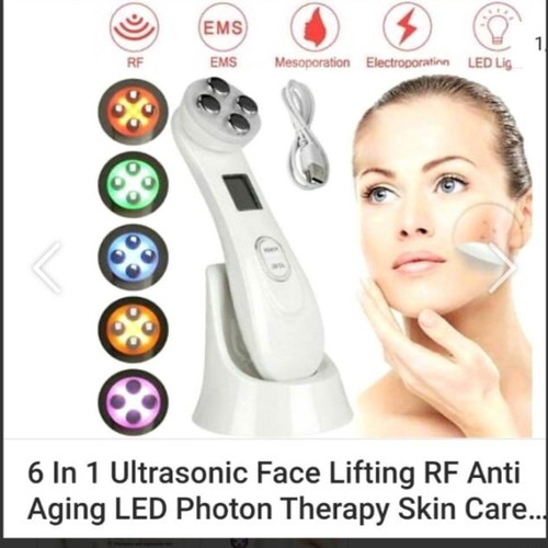 Ultrasonic anti-aging device new with phototherapy