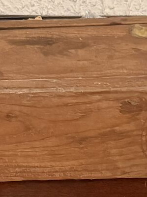 Wooden carved box used