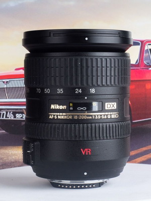 Nikon AF-S DX NIKKOR 18-200mm f/3.5-5.6G ED VR lens used