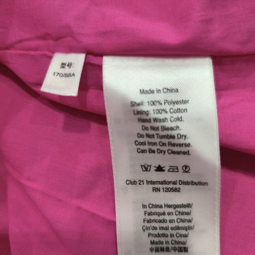 DKNY genuine cocktail summer dress size S pink like new