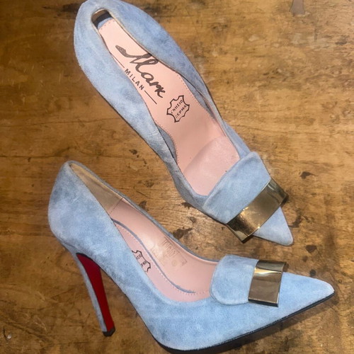 Mark Milan pumps new, turquoise, size 37