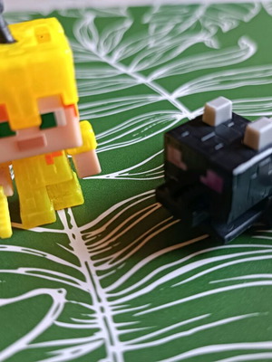 Minecraft φιγούρες pencil toppers σετ 2 τεμαχίων καινούργιο