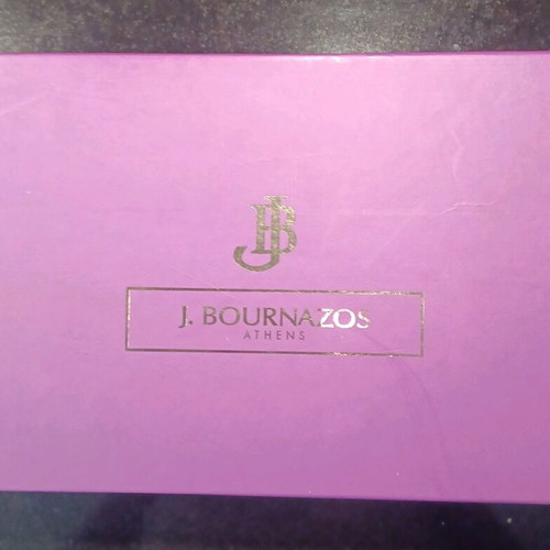 J. Bournazos wedding shoes size 36 like new, genuine leather, sugar color