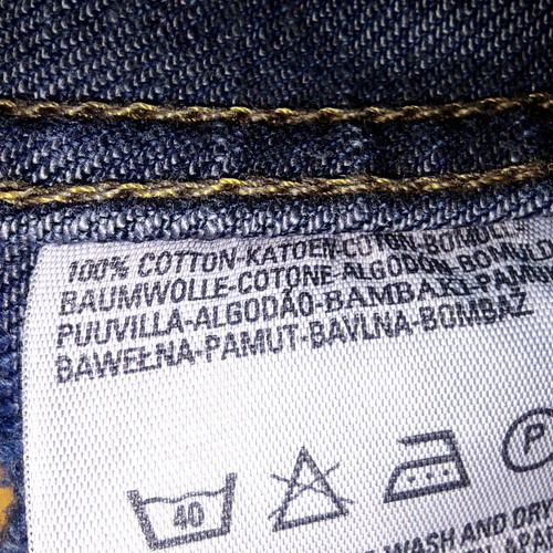 Vintage Levi's 70500 cropped jacket refurbished, gray and blue, size M