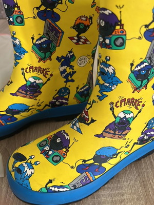 Stella McCartney Music Monster boots used, multicolor, size 33